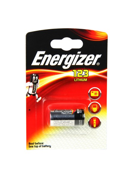 Photozelle Energizer Lithium 3 V (2010) CR123A