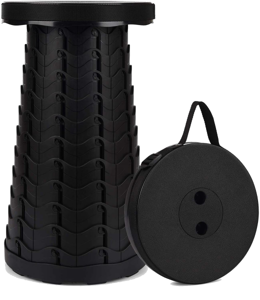 Mobiler Teleskophocker "Lightweight" tragbar