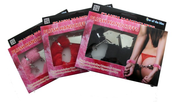 Handschelle Plüsch - farblich sortiert
