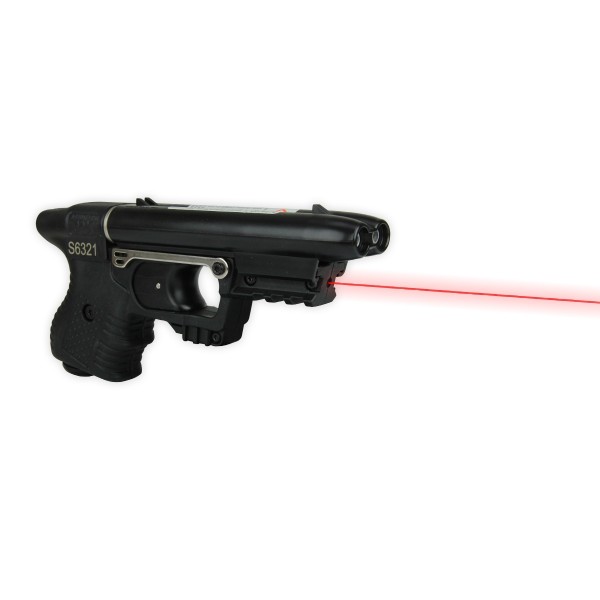 Pfefferspray-Pistole Jet Protector JPX II, 20ml mit Laser schwarz