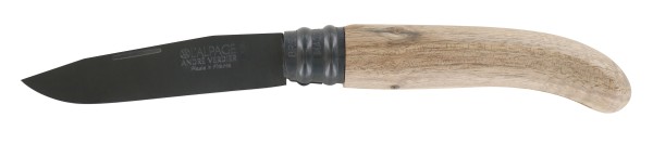 L´ALPAGE Klappmesser 8,5 cm mit PVD Beschichtung und schwarzer Klinge Walnuss