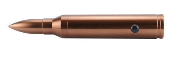LED Aluminium Flashlight „Bullet Light“ Messing