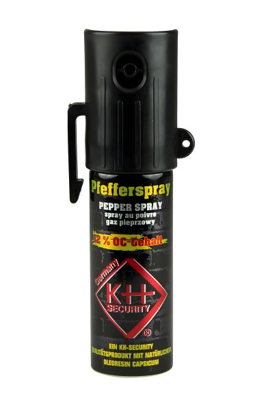 Pfefferspray, 12 % OC Konzentration, inkl. Clip, 15 ml