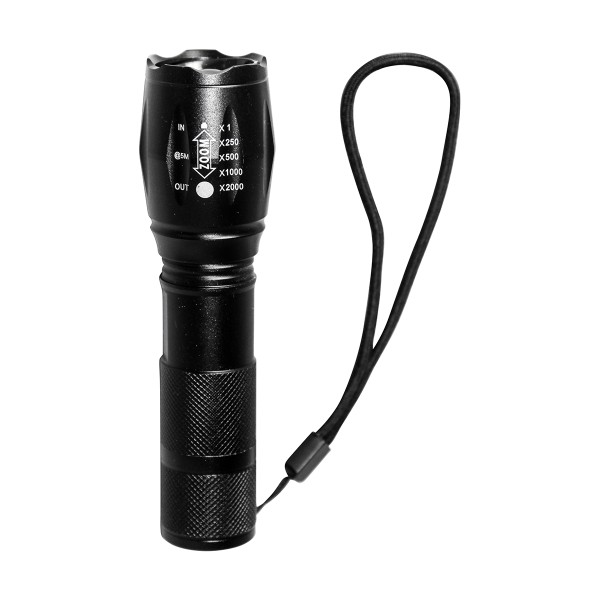 LED Taschenlampe "Deluxa Military Torch" inkl. Batterien