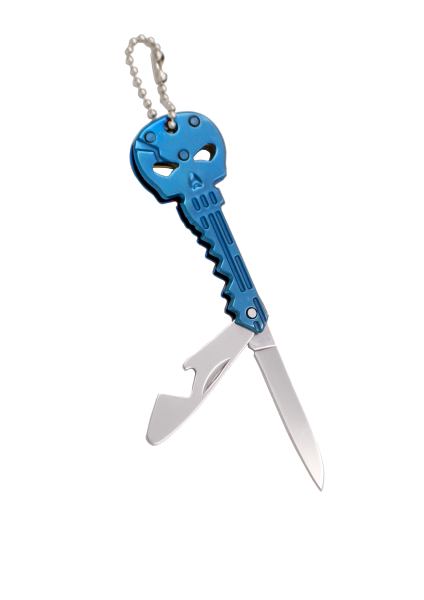 Schlüsselanhänger Skrull Titanblau