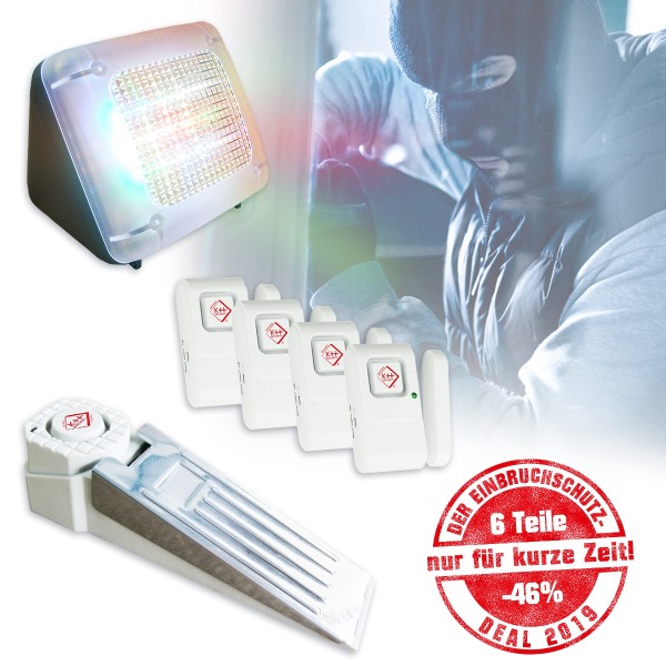 Tür-/Fensteralarm "COMPACT"/Türstopper Premium/Original Fake TV