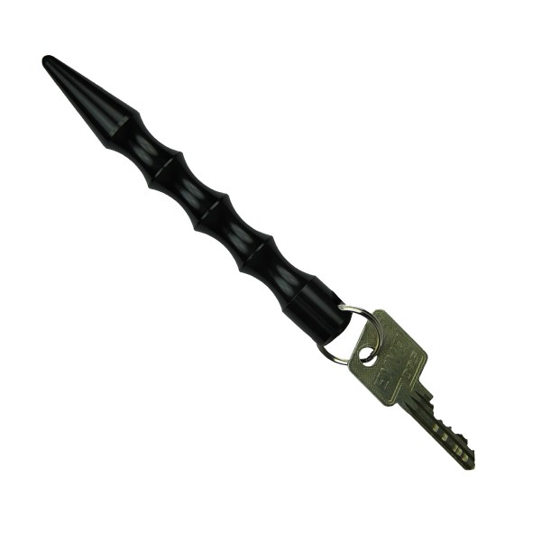 Kubotan Key Chain, Aluminium (Griff gewellt)