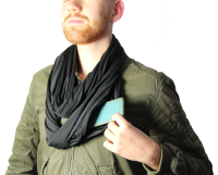 Vorschau: Loop- Schal mit sicherheitsfach / Hidden Safe Vorschau: Loop- Schal mit sicherheitsfach / Hidden Safe