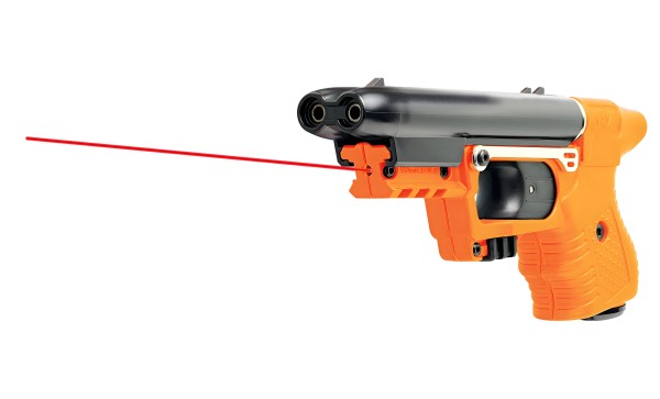 Pfefferspray-Pistole Jet Protector JPX II, 20ml mit Laser orange