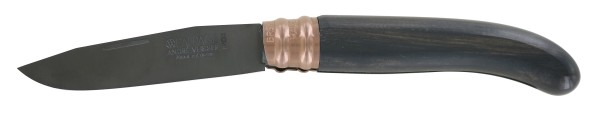 L´ALPAGE Klappmesser 8,5 cm mit PVD Beschichtung und schwarzer Klinge Ebenholz