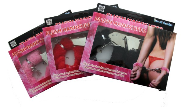 Handschelle Plüsch - farblich sortiert