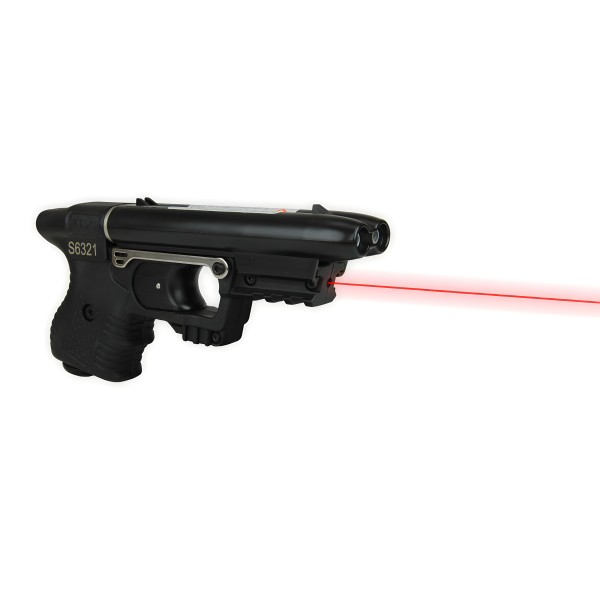 Pfefferspray-Pistole Jet Protector JPX II, 20ml mit Laser schwarz