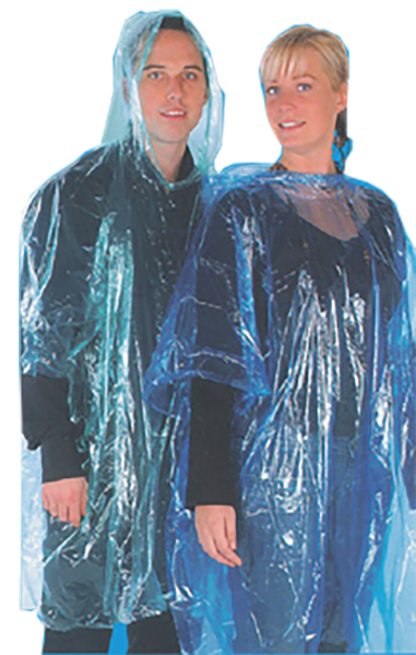 Regenponcho - Mantel - Überhang