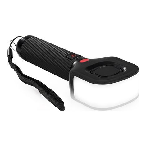 EASYmaxx Security Taschenlampe 180° mit Alarm