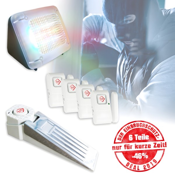 Tür-/Fensteralarm "COMPACT"/Türstopper Premium/Original Fake TV